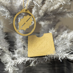 Boule bois + étui: Houx