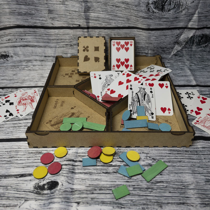 Jeu du Nain jaune Bois Brut