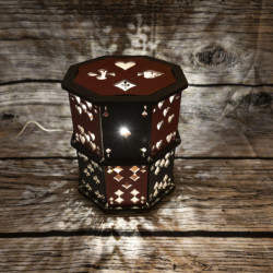 Lampe Cartes Coloré + LED Blanche