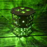 Lampe Cartes Bois Brut + LED Couleur