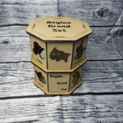 Lampe Région Grand Est Bois Brut