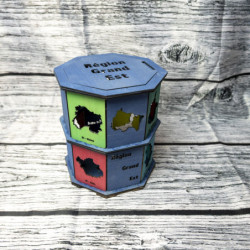 Lampe Région Grand Est Coloré